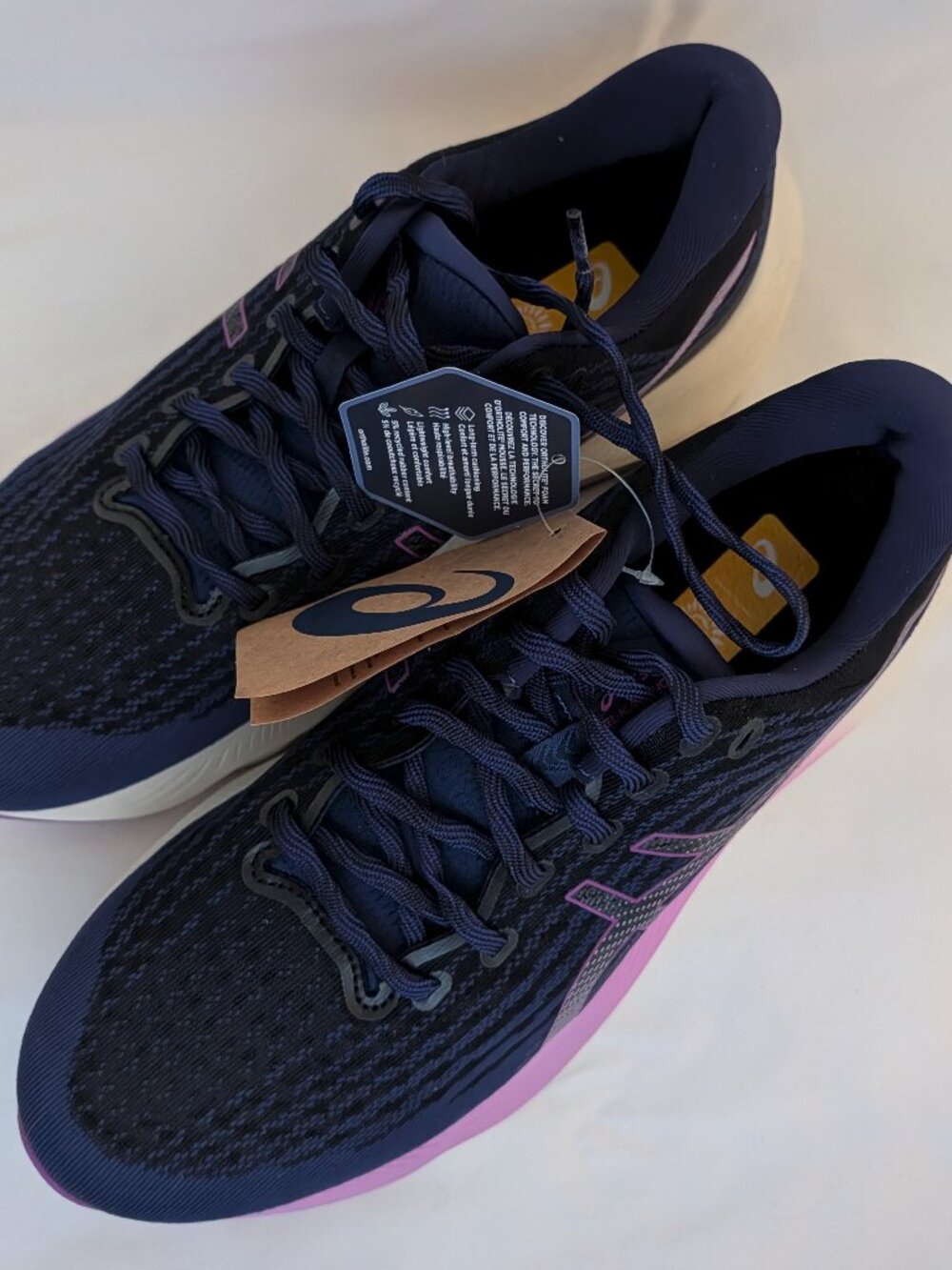 Asics Gel Kayano Lite 3 Running Shoes, Dive Blue/Orchid, Women Sz. US 11 - Picture 4 of 7